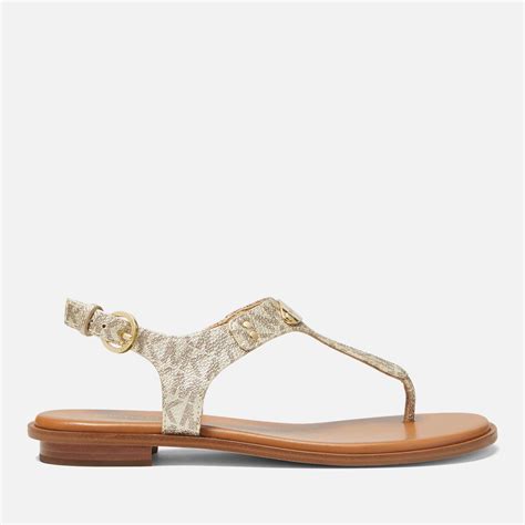 michael kors mallory thong sandals|Michael Kors open toe sandals.